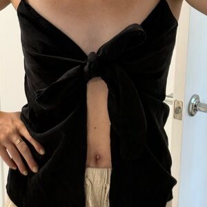 Djerf Avenue Elegant Black Top